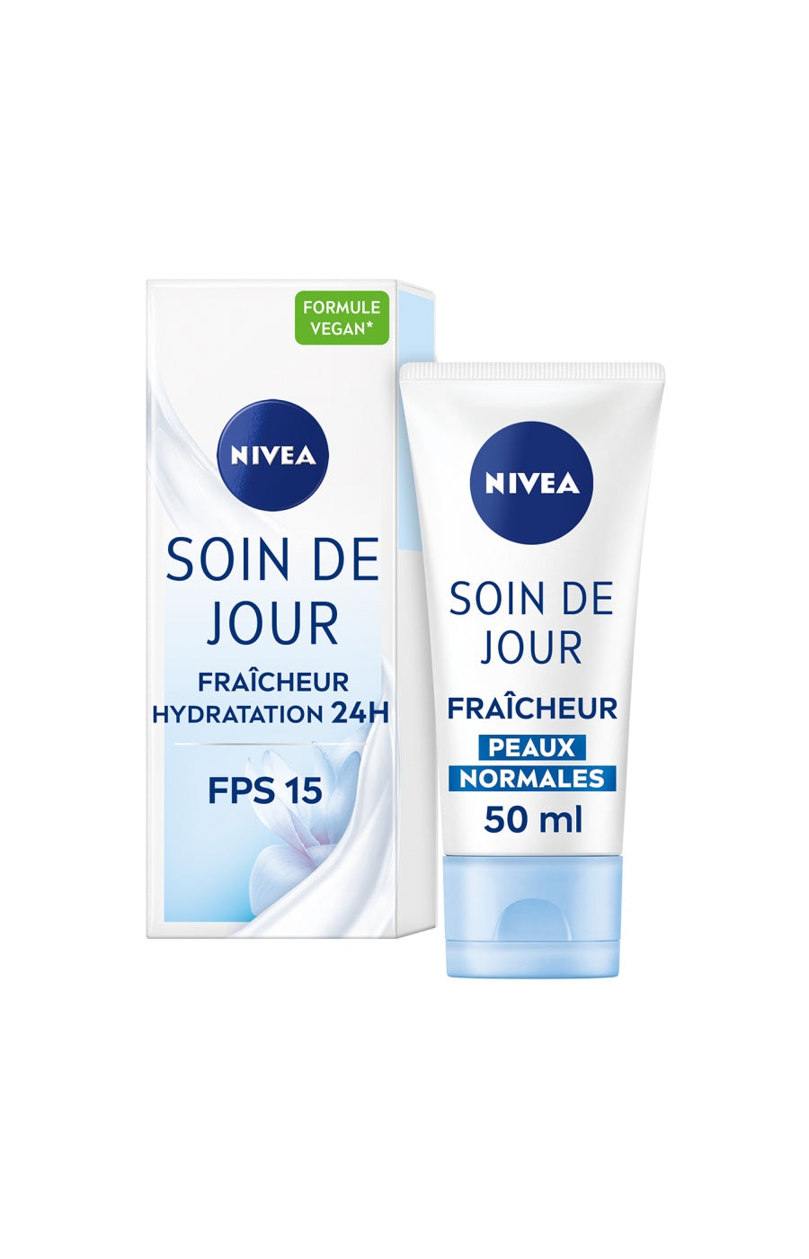 Crème de jour fraîcheur & hydratant 24h SPF 15 - Vitamine E - 50 ml