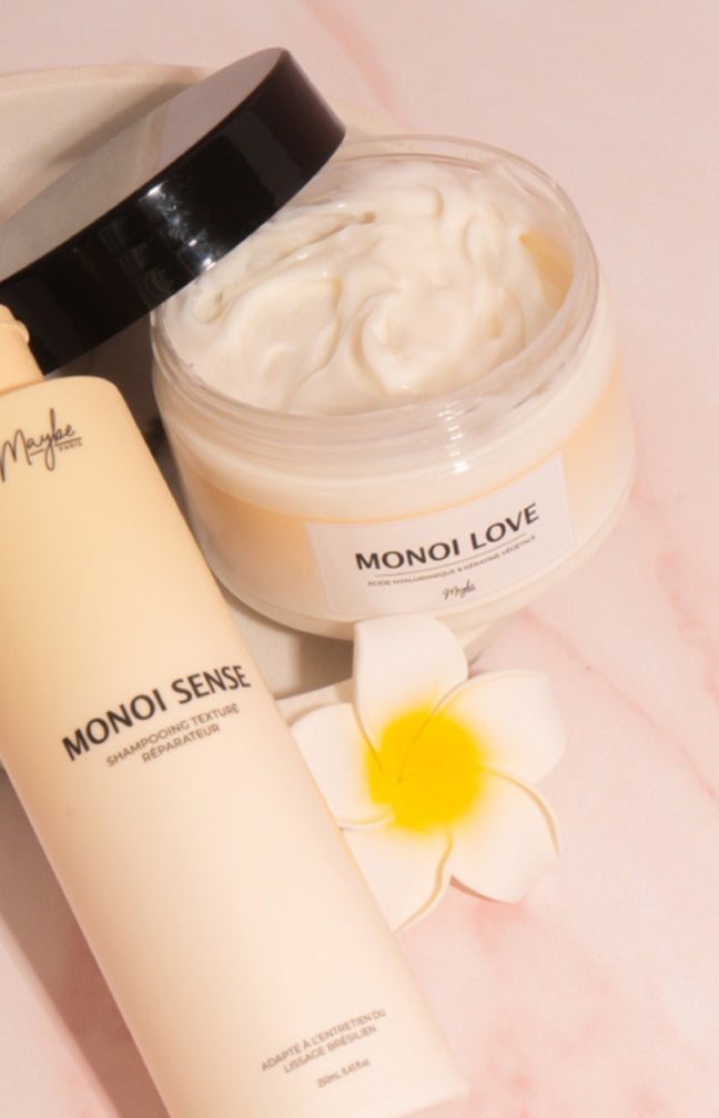 Soin à l'acide hyaluronique & kératine végétale - Monoï love - 250 ml