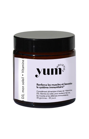 Gummies système immunitaire - Vitamine D3, mon soleil - Fraise - 1 mois