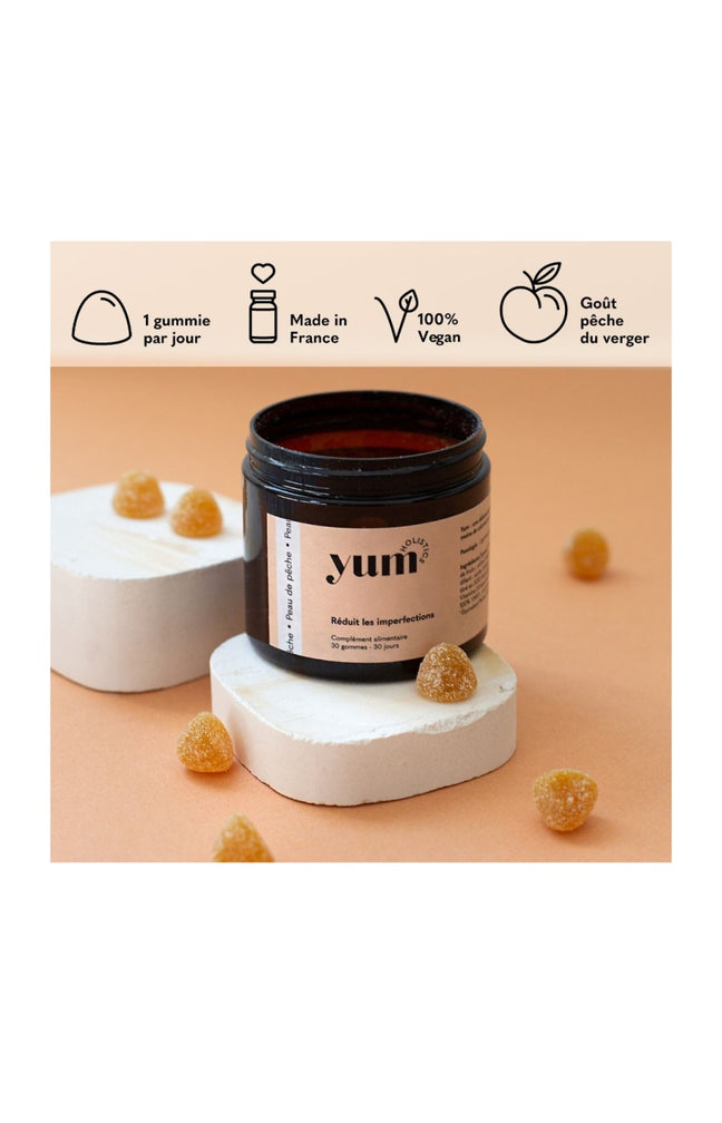 Gummies anti-imperfections - Peau de pêche - Pêche - 1 mois