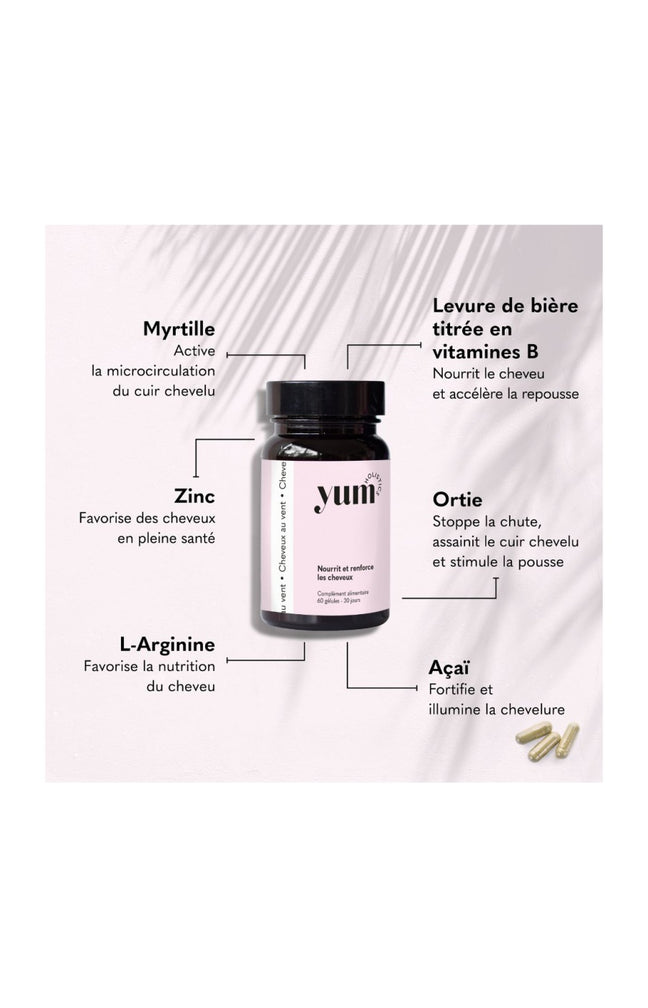 Cure fortifiante cheveux - Cheveux au vent - 1 mois