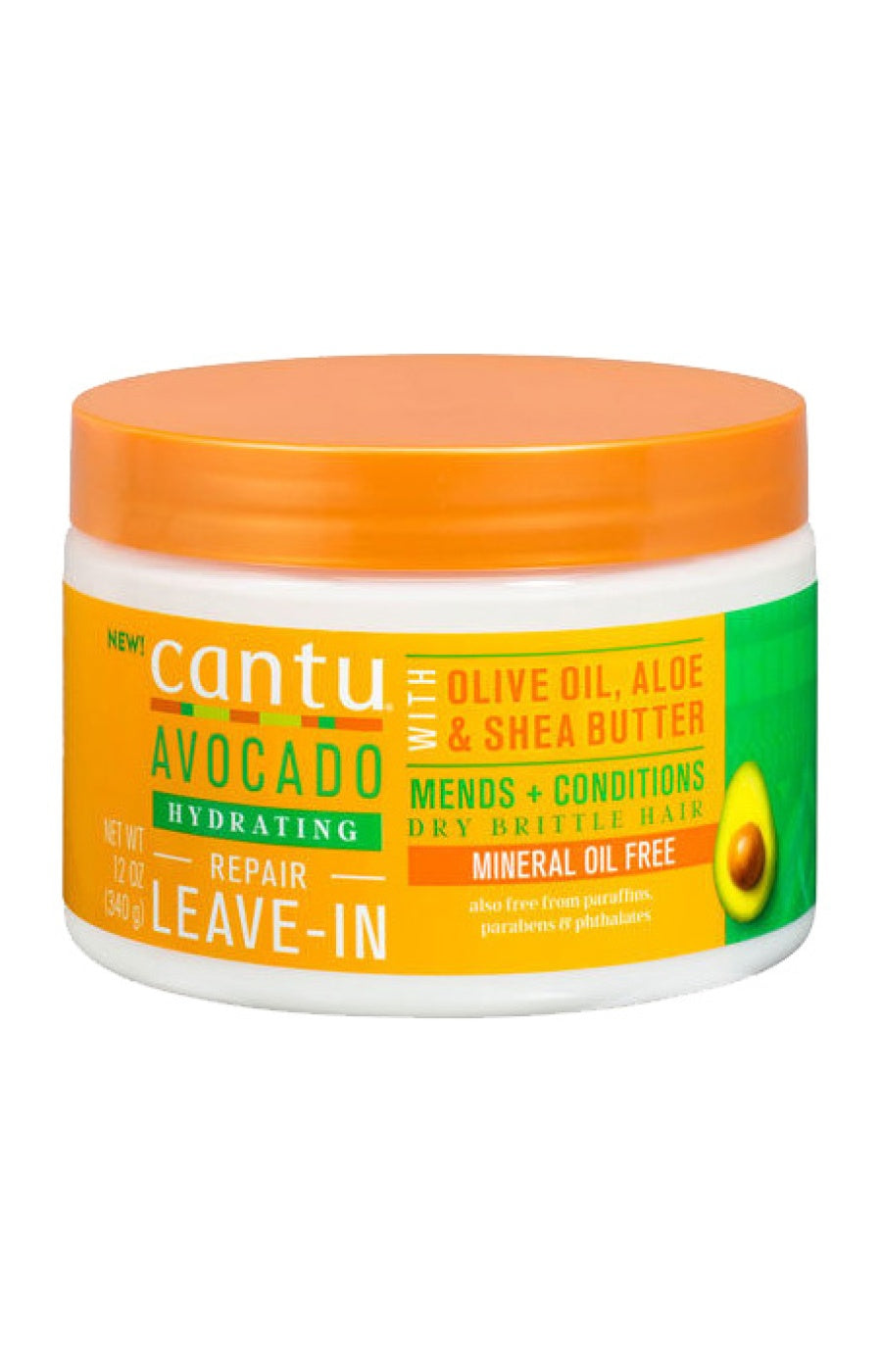 Soin hydratant sans rinçage - Avocat - Cheveux secs & cassants - 340 g