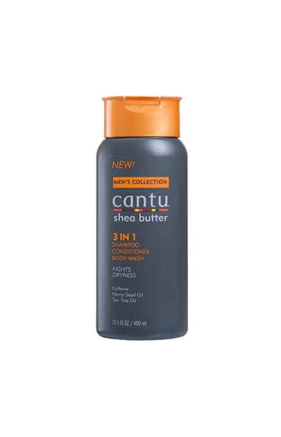 Shampoing douche 3-en-1 revitalisant & hydratant - Cheveux ondulé, bouclés & épais - Beurre de karité - Homme