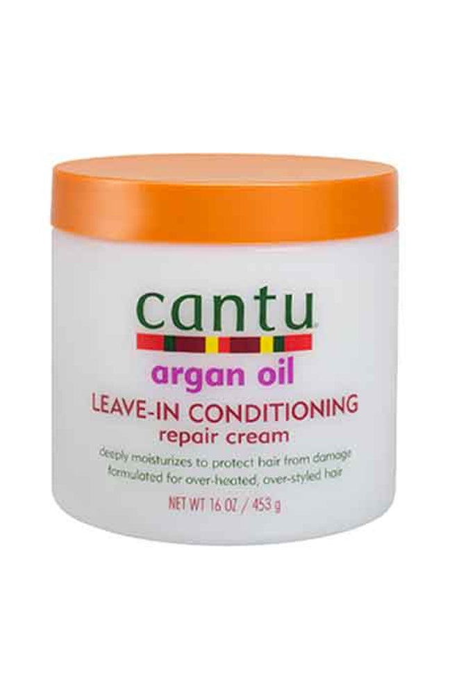Crème réparatrice sans rinçage - Huile d'argan - Cheveux - 453 g