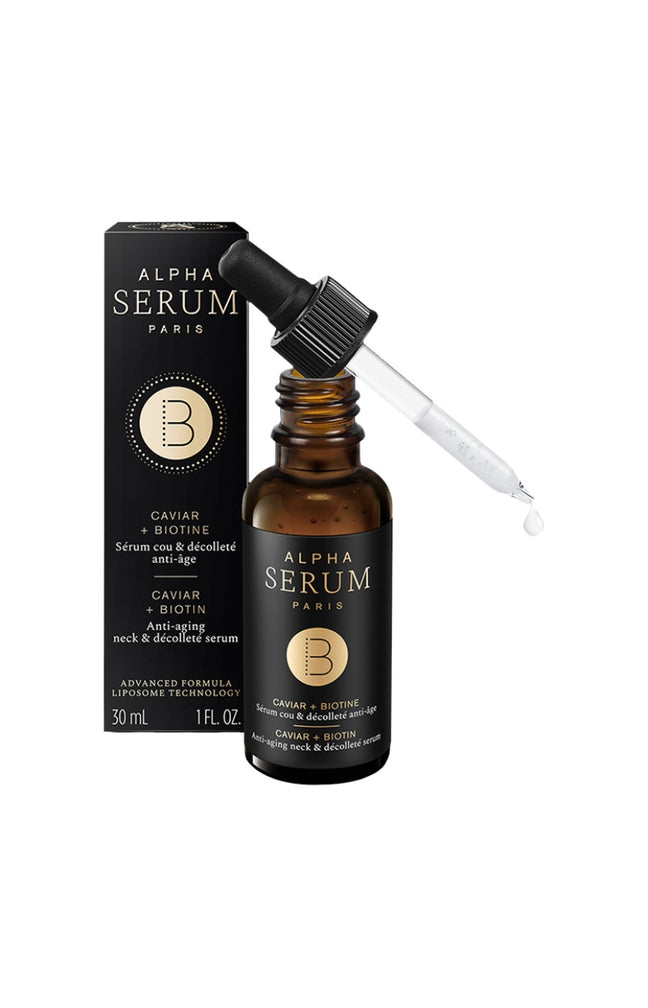Sérum revitalisant - Caviar & biotine - Cou & décolleté - 30 ml