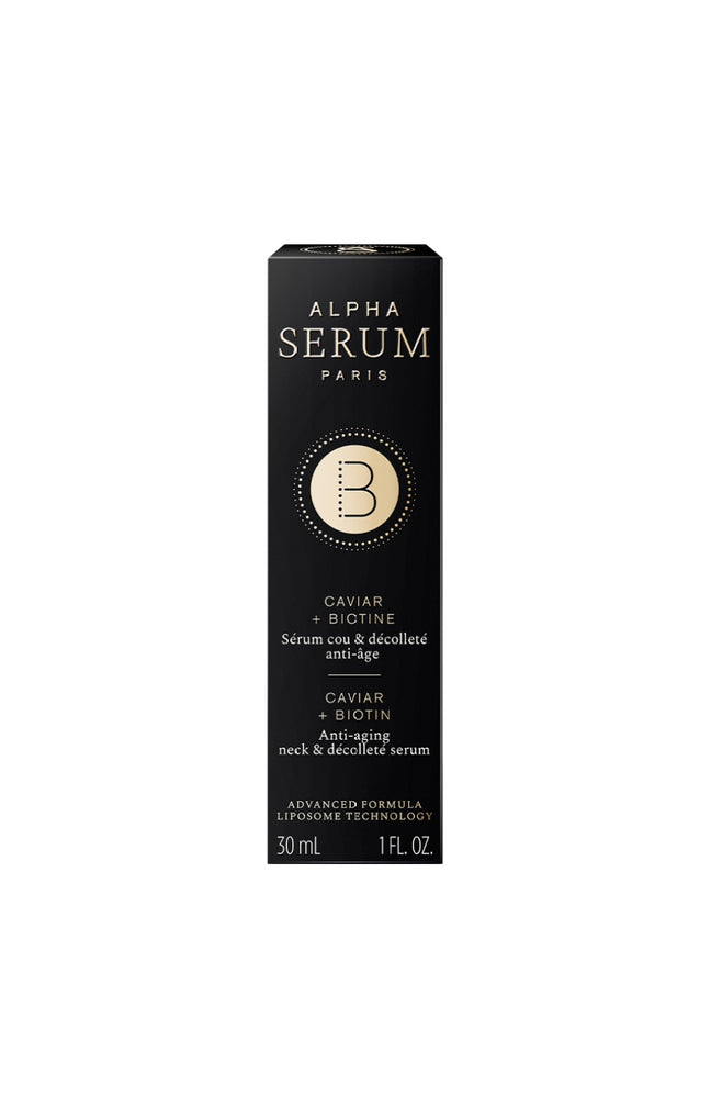 Sérum revitalisant - Caviar & biotine - Cou & décolleté - 30 ml