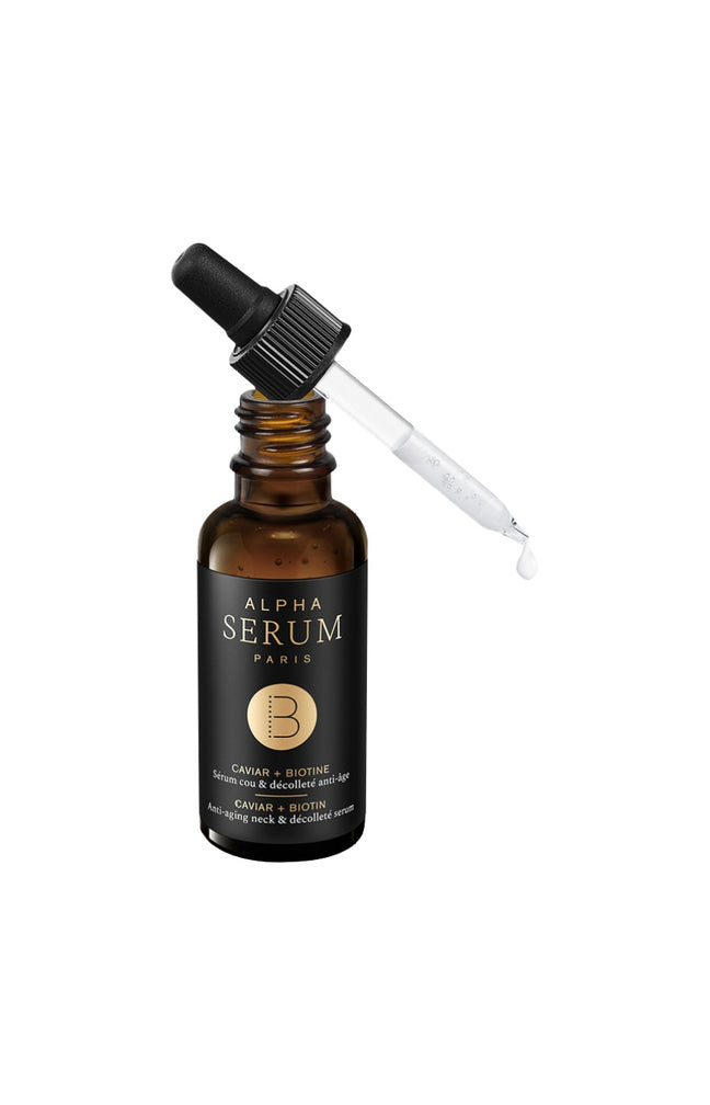 Sérum revitalisant - Caviar & biotine - Cou & décolleté - 30 ml