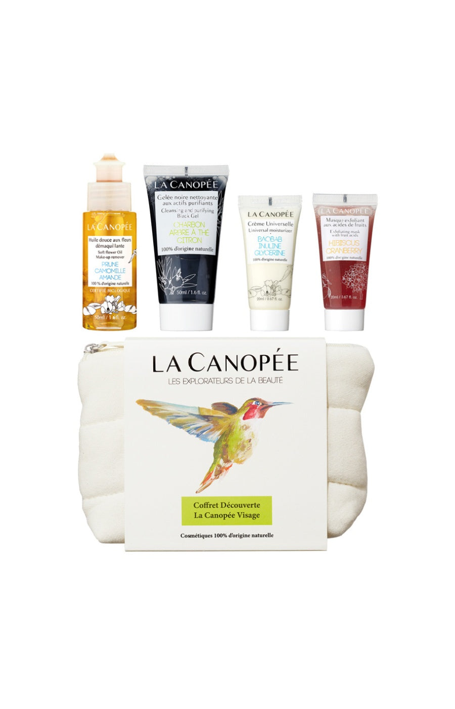 Trousse soins - Rituel découverte La Canopée - Visage - 4 produits