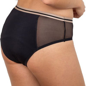 Lot de 2 shortys menstruels - Edina - Flux moyens à abondants  - Noir