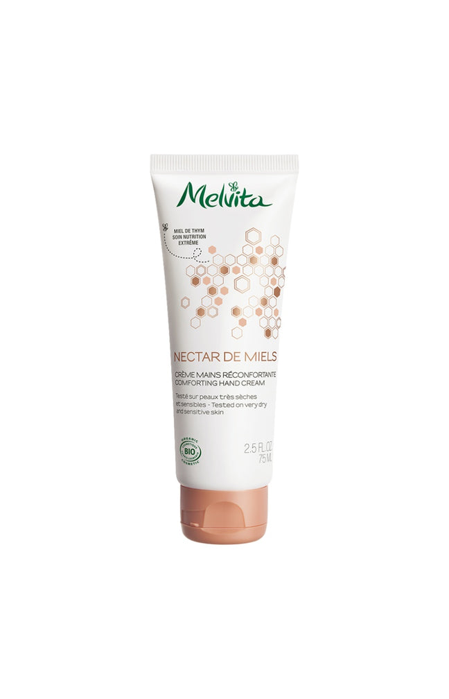 Crème mains nourrissante bio - Nectar de miels - Peaux très sèches & sensibles - 75 ml
