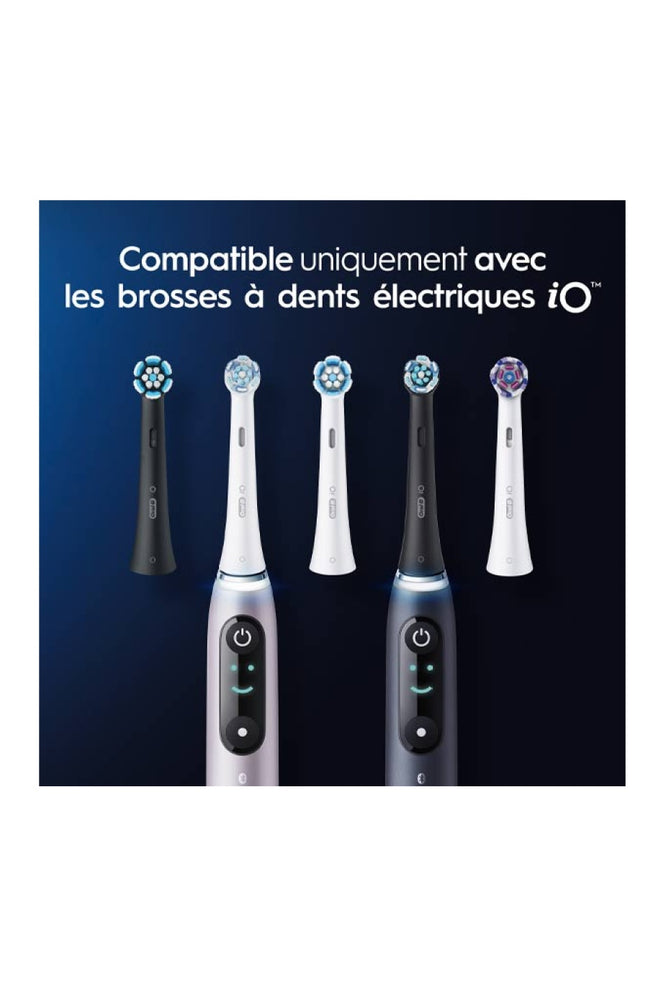 Lot de 6 brossettes de rechange - iO Ultimate Clean - Noir