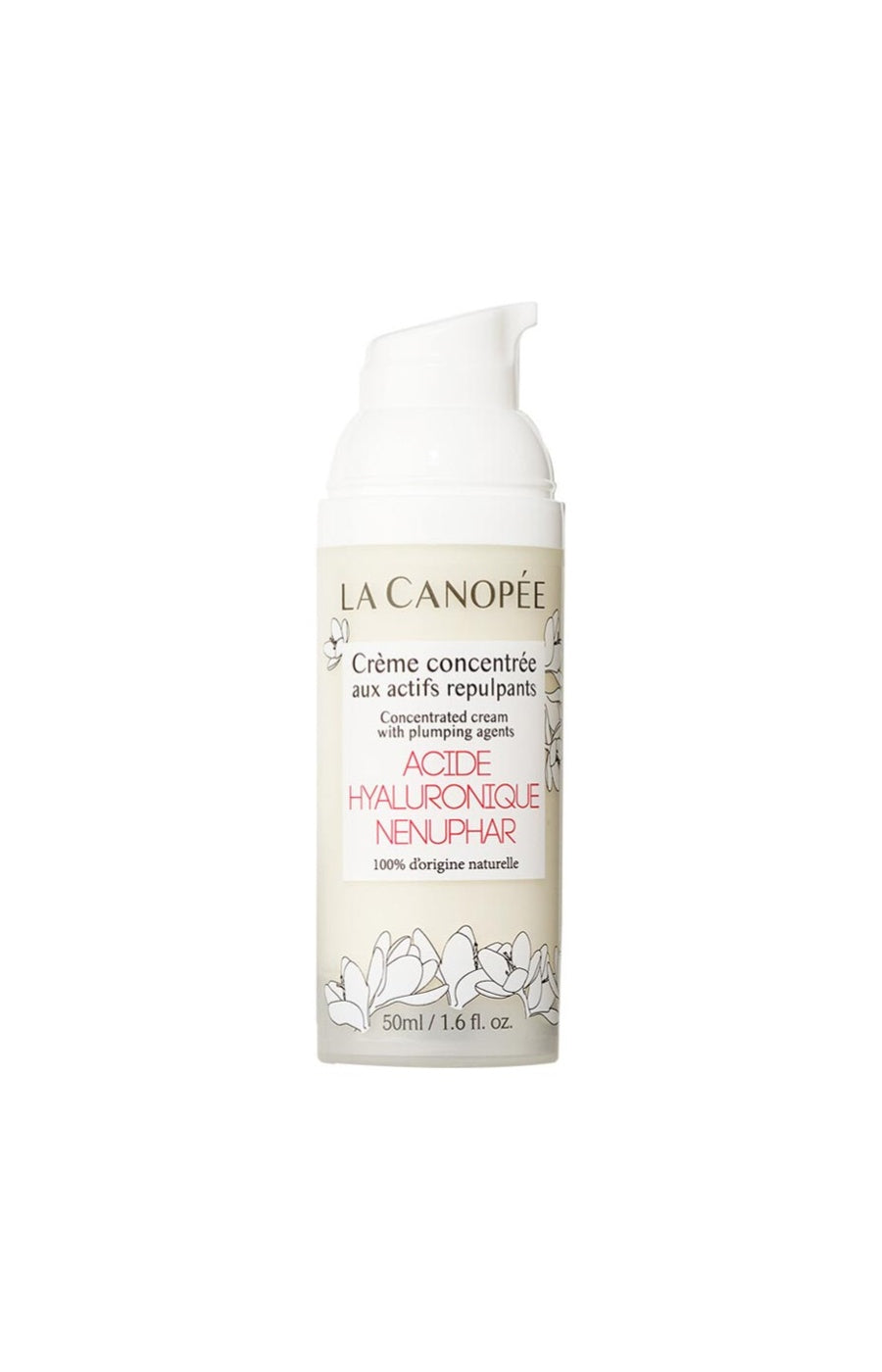 Crème concentrée repulpante - Acide hyaluronique & nénuphar - Visage - 50 ml