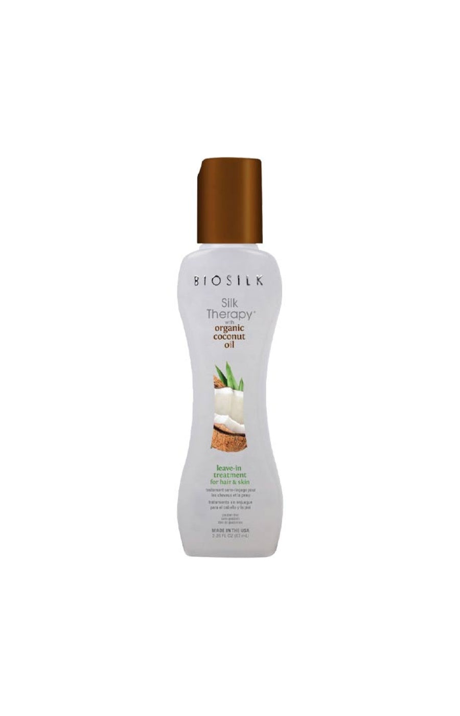 Soin sans rinçage - Silk Therapy - Huile de coco - Corps & cheveux - 67 ml