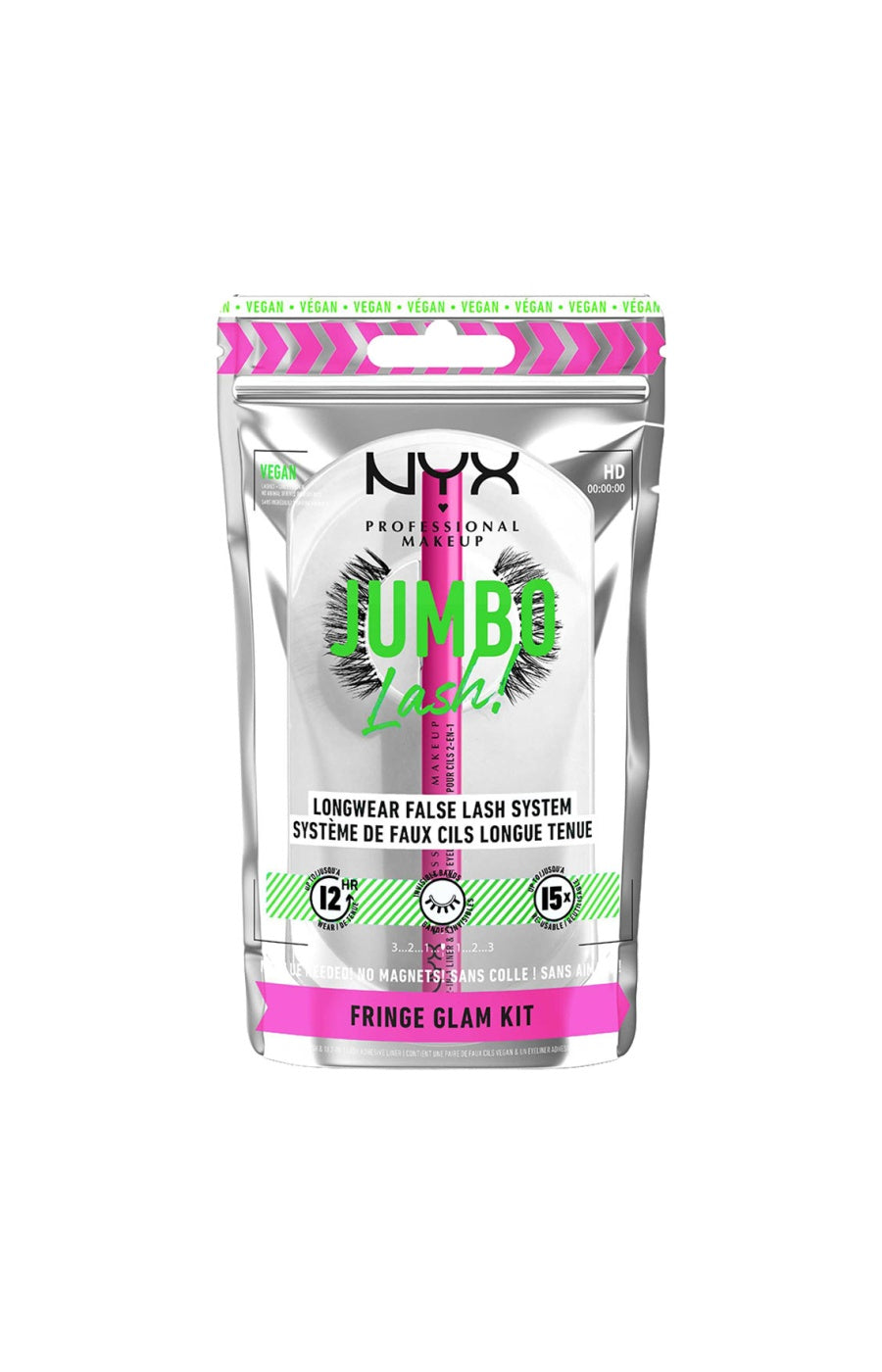 Kit de faux cils vegan et eyeliner - Jumbo Lash ! - 2 produits