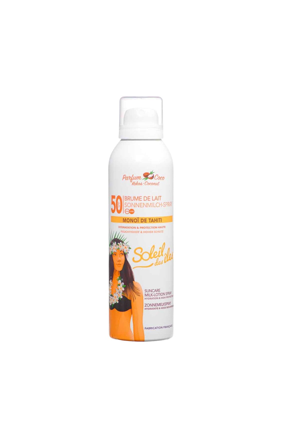 Brume protectrice SPF 50 - Lait de coco - 150 ml