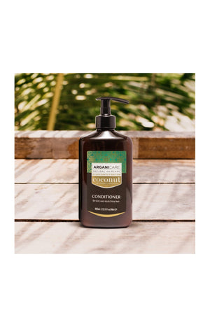 Après-shampoing nourrissant - Huile de coco bio - Cheveux ternes, très secs &amp; frisés - 400 ml
