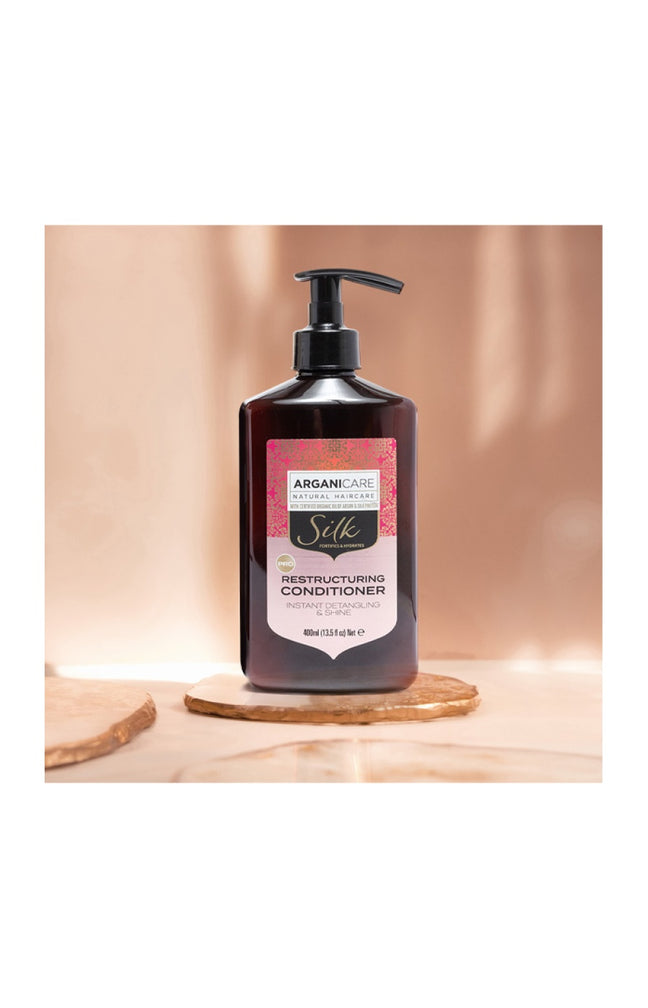 Après-shampoing restructurant - Protéine de soie - Cheveux secs & ternes - 400 ml