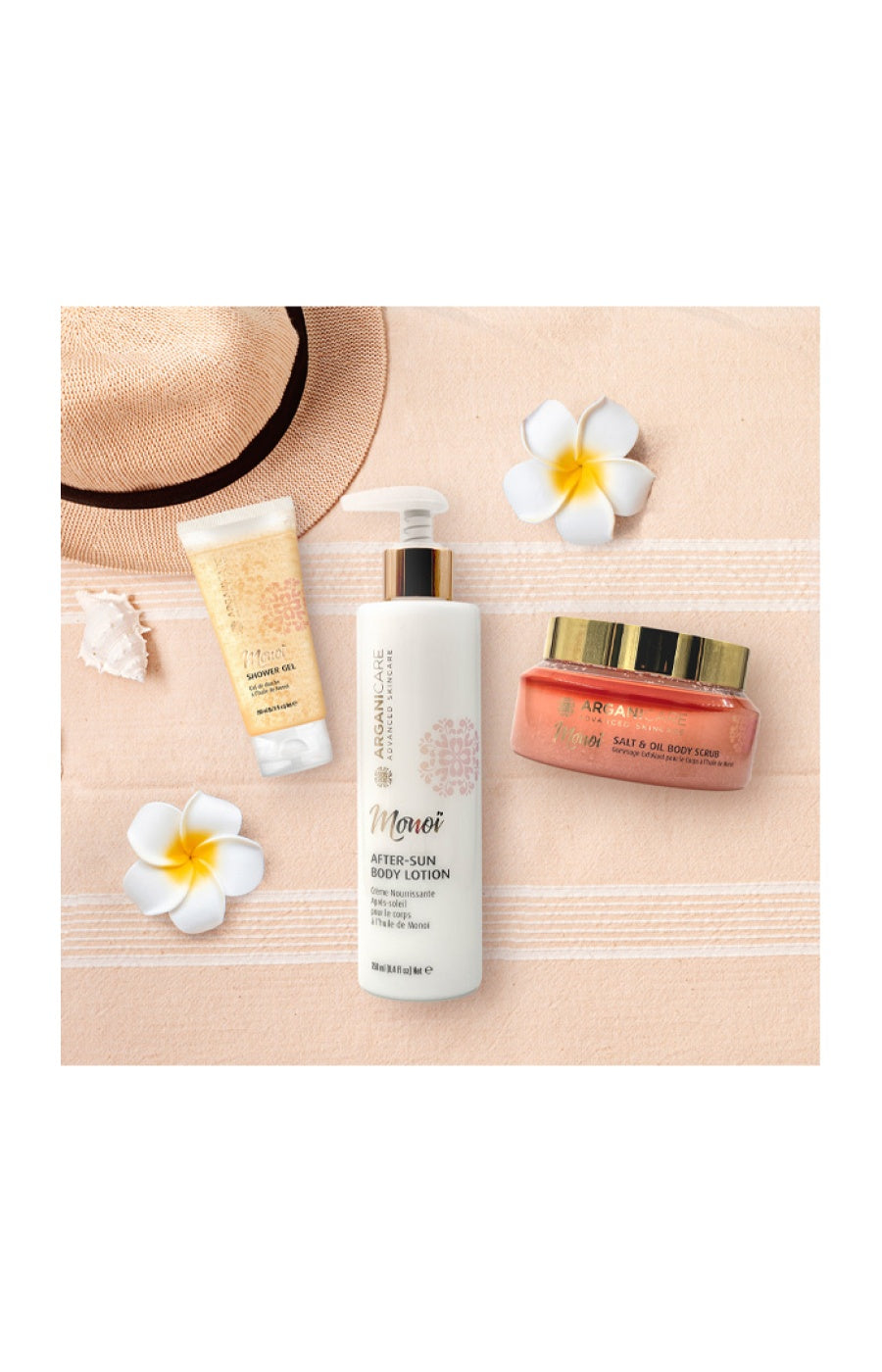 Crème nourrissante après-soleil - Huile de monoï - Corps - 250 ml