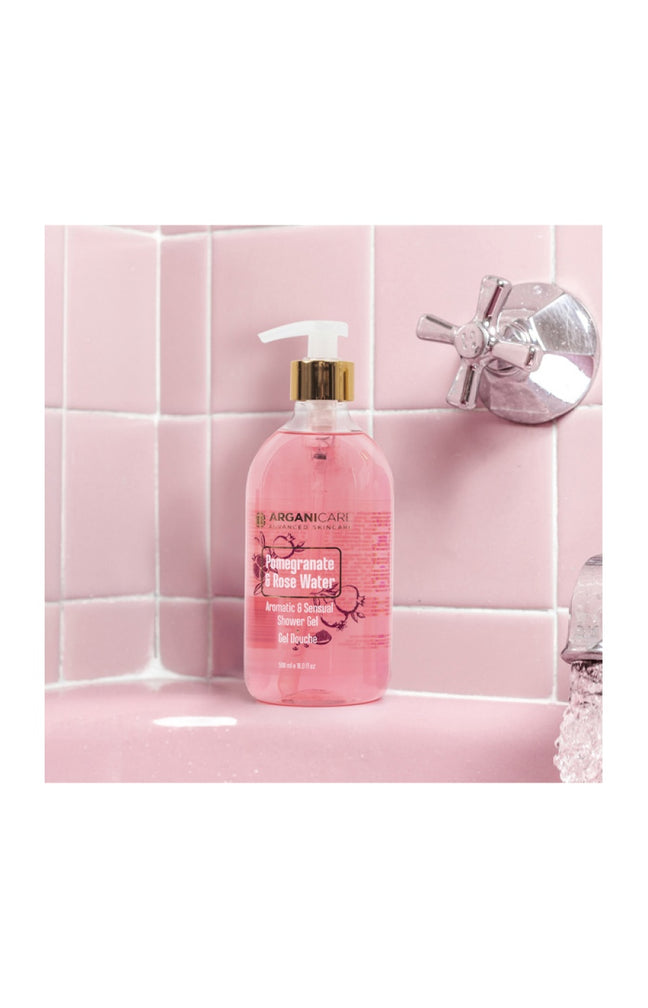 Gel douche hydratant - Grenade & eau de rose - 500 ml