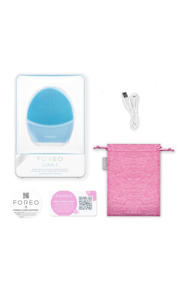 LUNA™ 3 - Appareil T-Sonic nettoyant - Visage - Peaux mixtes - Bleu