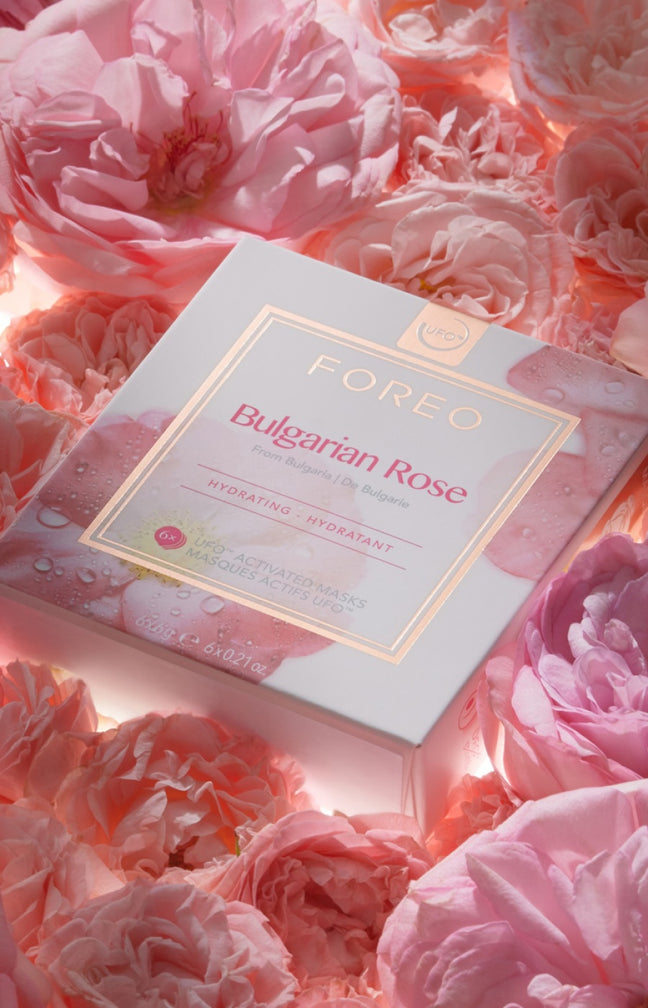 Masques actifs régénérants UFO™ - Huile de rose - Peaux sèches - 6 unités
