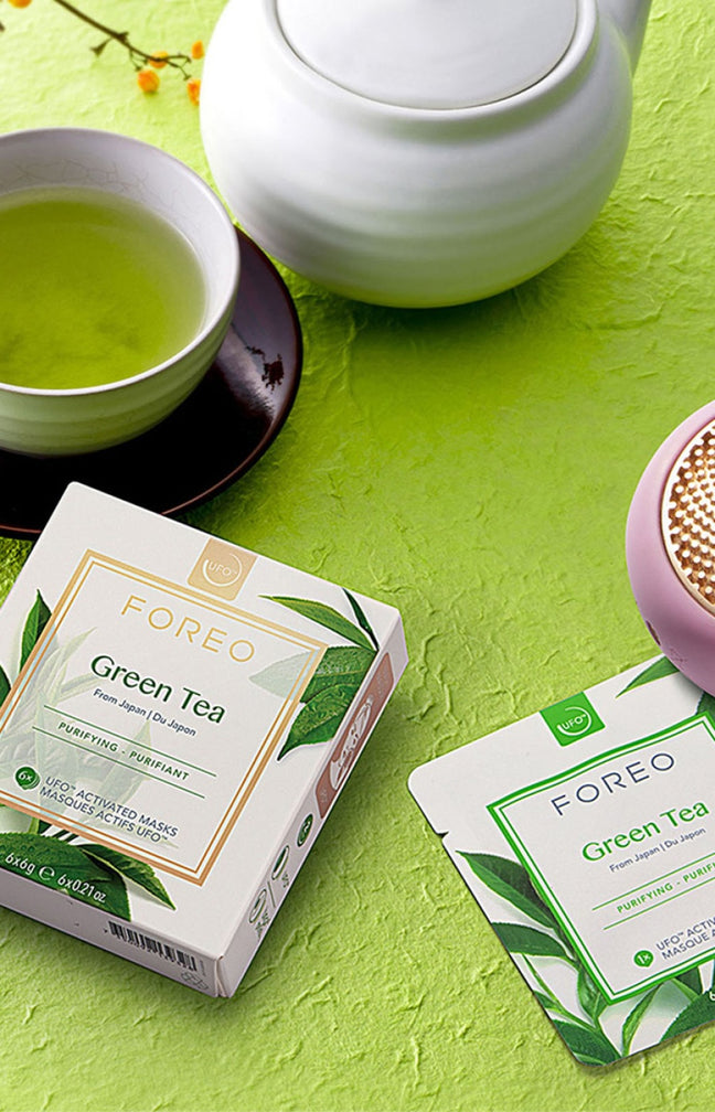 Masques actifs purifiants UFO™ - Thé vert - Peaux mixtes à grasses - 6 unités