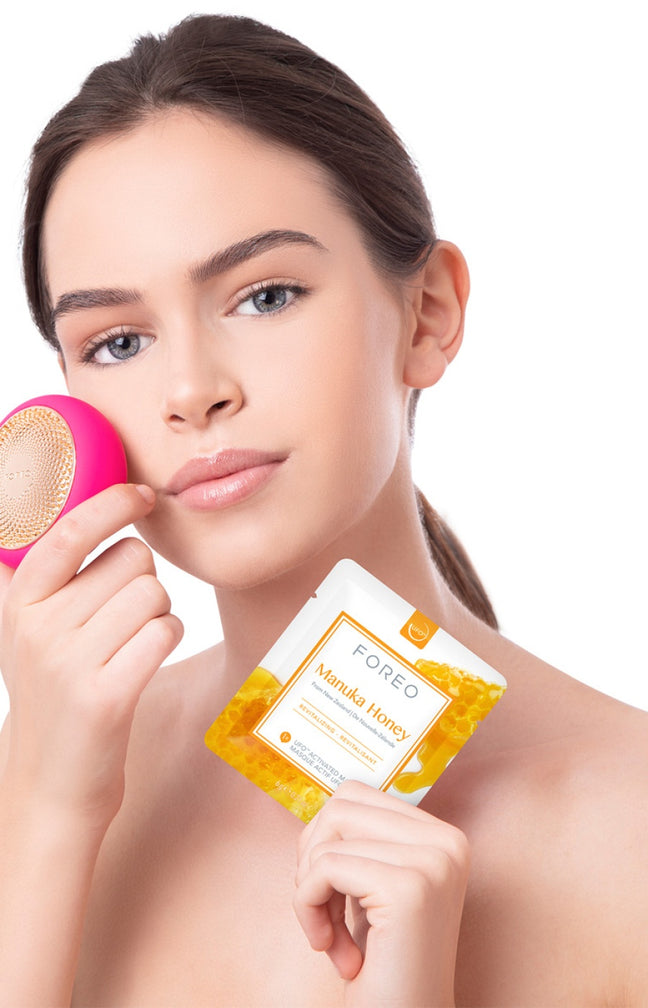 Masques actifs revitalisants UFO™ - Miel de Manuka - Peaux sèches & matures - 6 unités