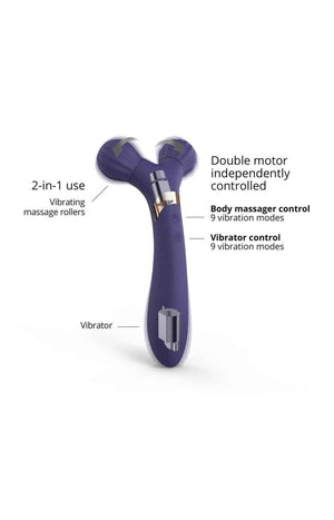 Vibromasseur - Fireball - Midnight Indigo