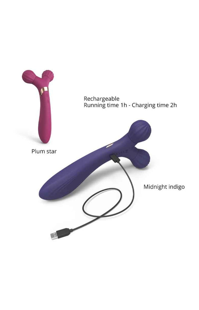 Vibromasseur - Fireball - Midnight Indigo