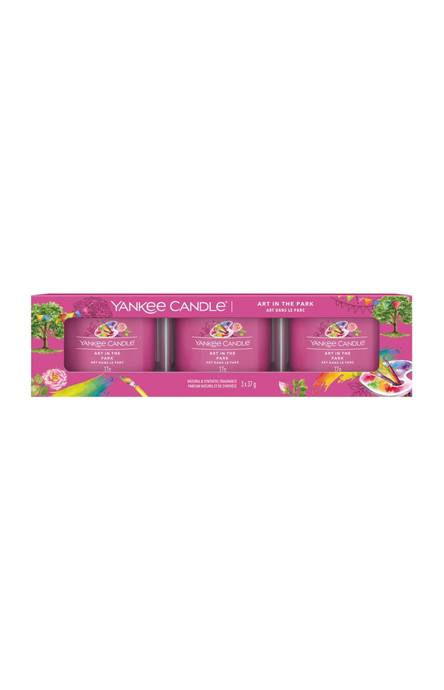 Coffret bougies votives - Art dans le parc - 3 x 37 g