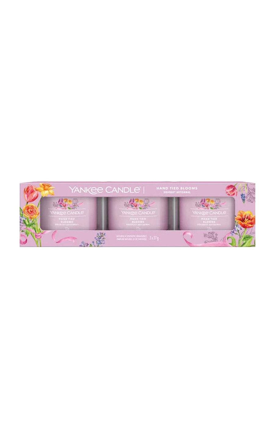 Coffret bougies votives - Bouquet artisanal - 3 x 37 g