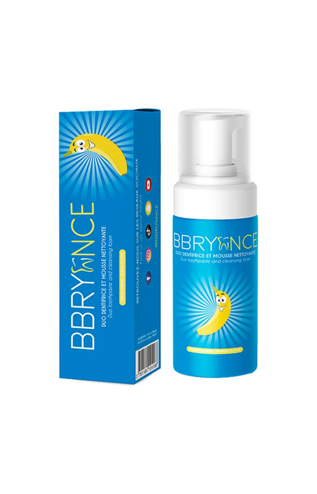 Dentifrice mousse blancheur - Banane - 50 ml