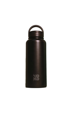 Bouteille isotherme avec poignée - Noir - 1 L