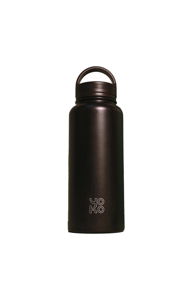 Bouteille isotherme avec poignée - Noir - 1 L