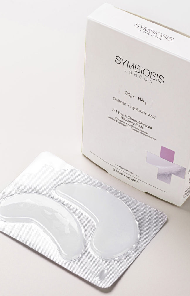 Patchs yeux hydrogel - Acide hyaluronique & aloe vera - 5 paires