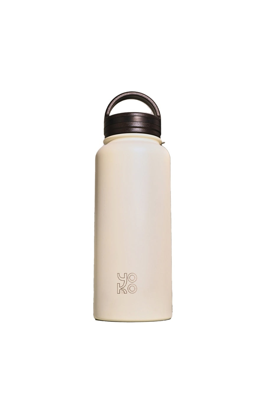 Bouteille isotherme avec poignée - Blanc cassé - 1 L
