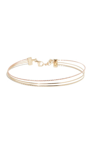 Bracelet Raymond - Or tricolore 375/1000