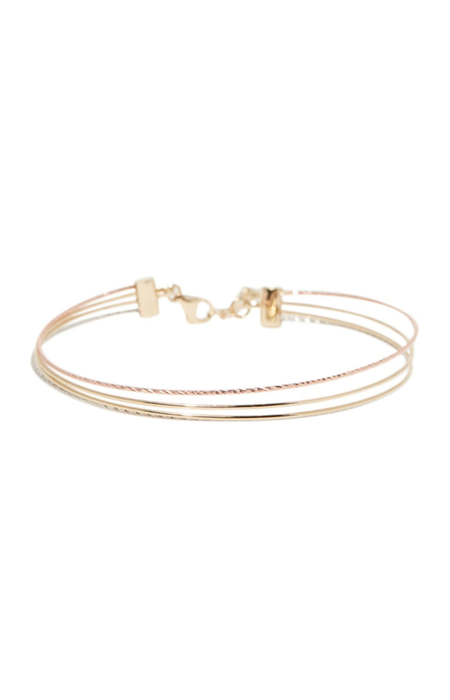 Bracelet Raymond - Or tricolore 375/1000