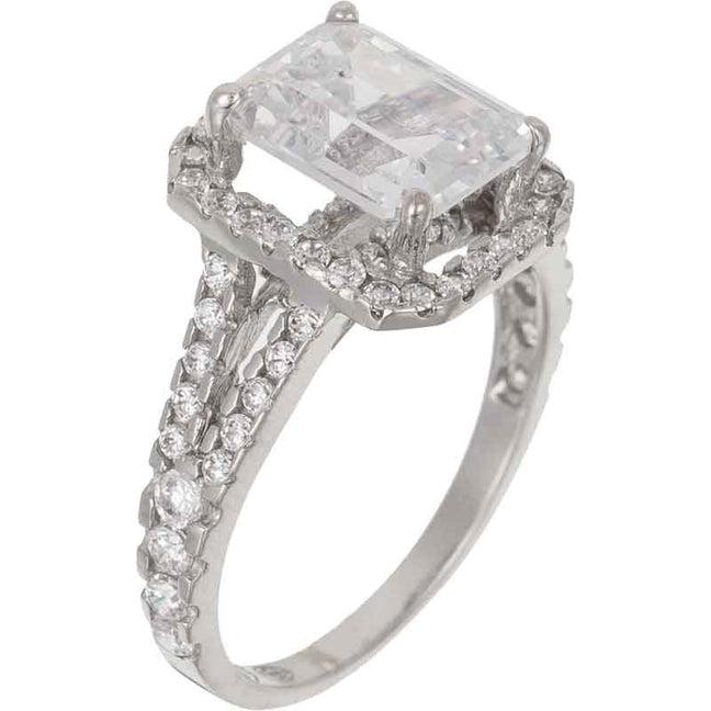 Bague Splendeur - Or blanc 375/1000 & zirconium