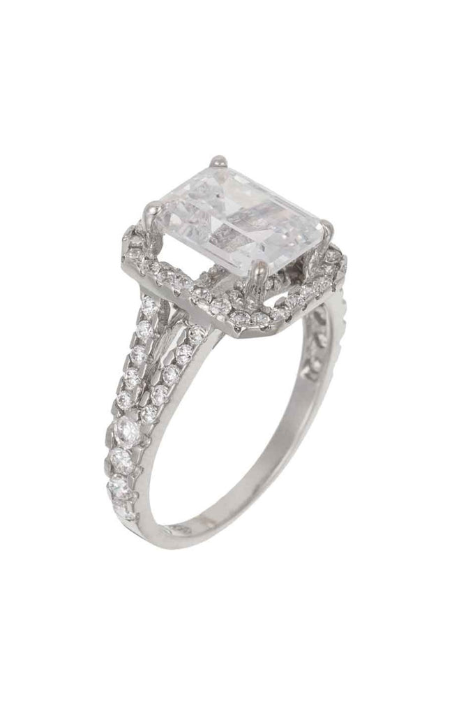Bague Splendeur - Or blanc 375/1000 & zirconium
