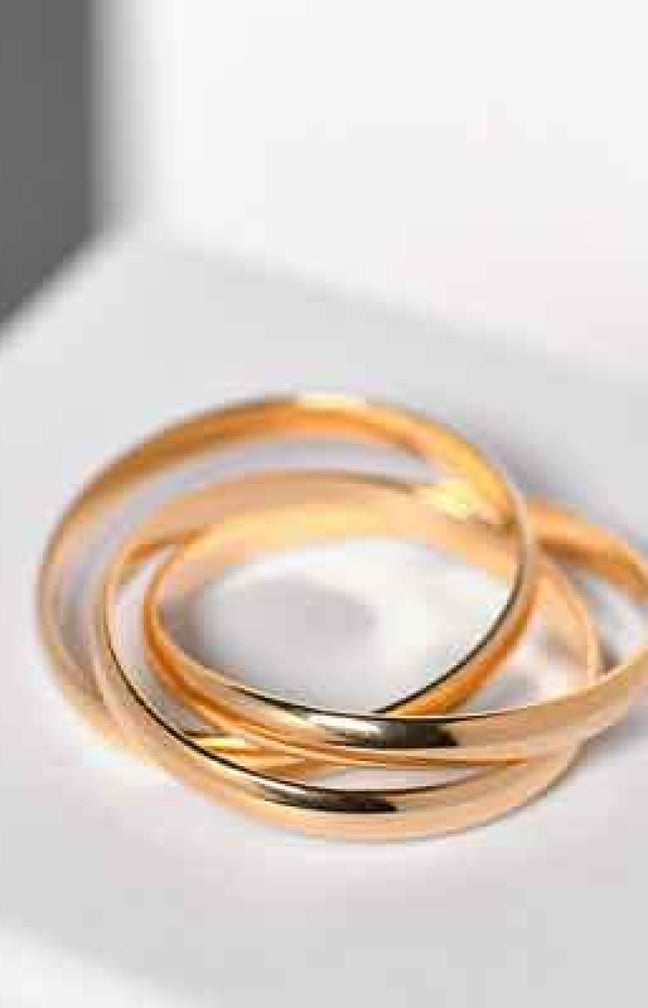 Bague Saturna - Or jaune 375/1000