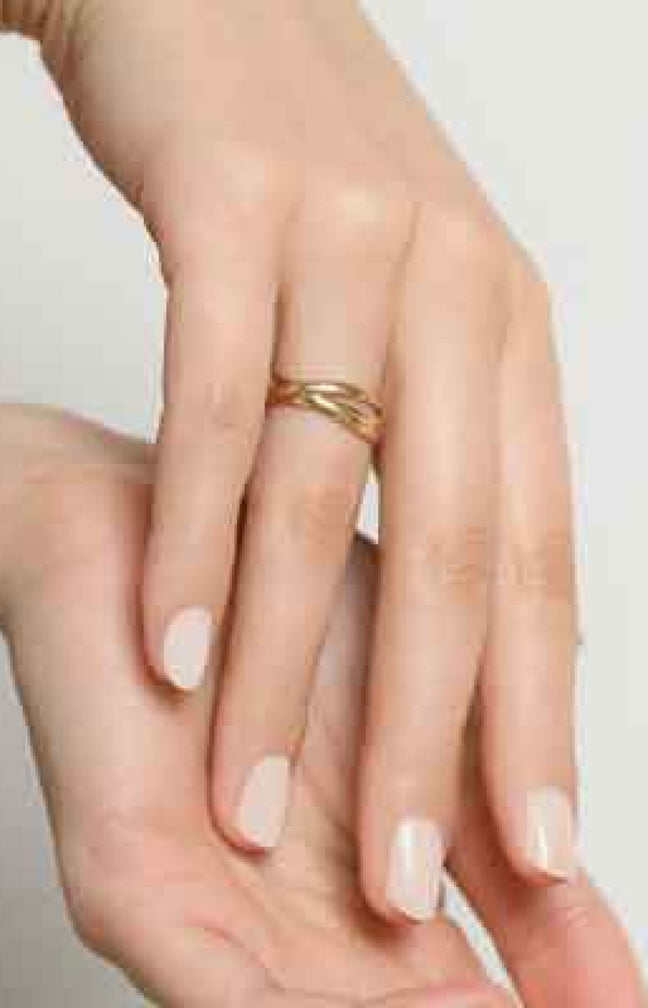 Bague Saturna - Or jaune 375/1000