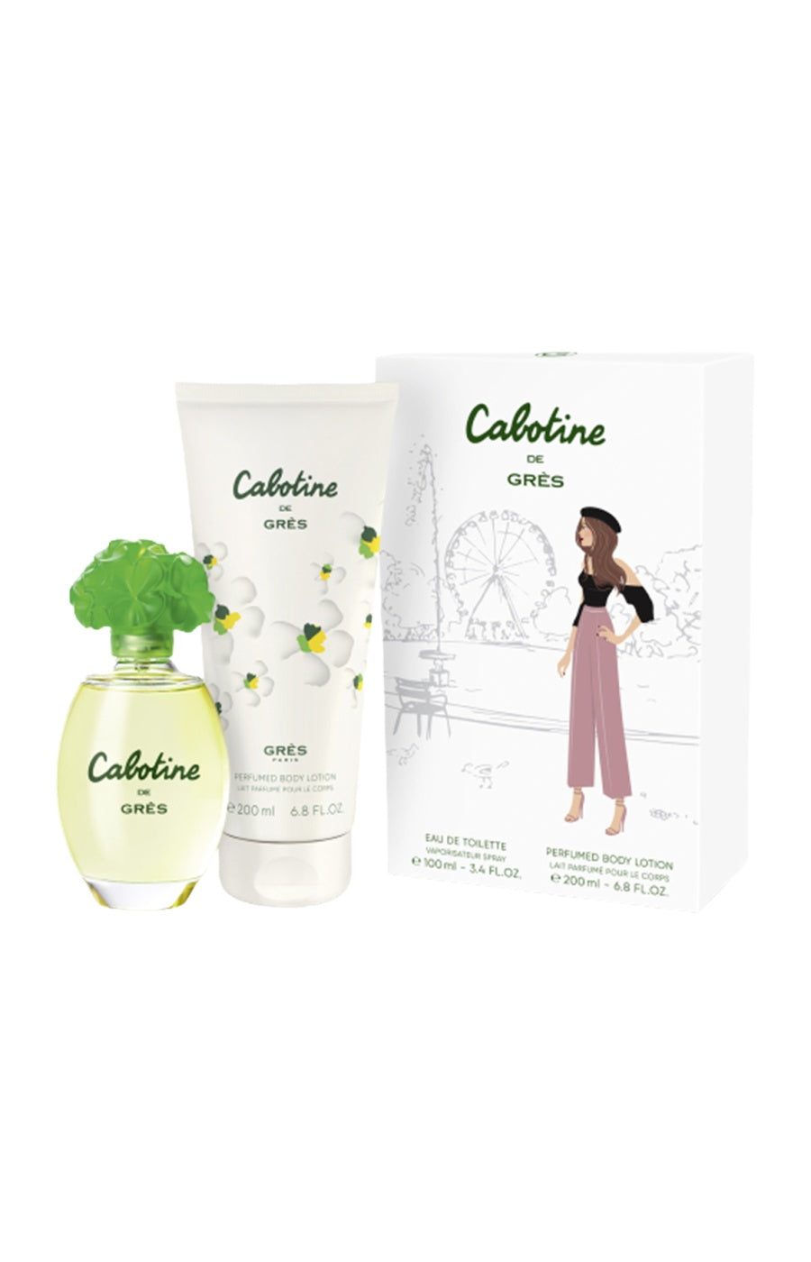 Coffret Cabotine de Grès Eau de Toilette - Chypré floral - 2 produits