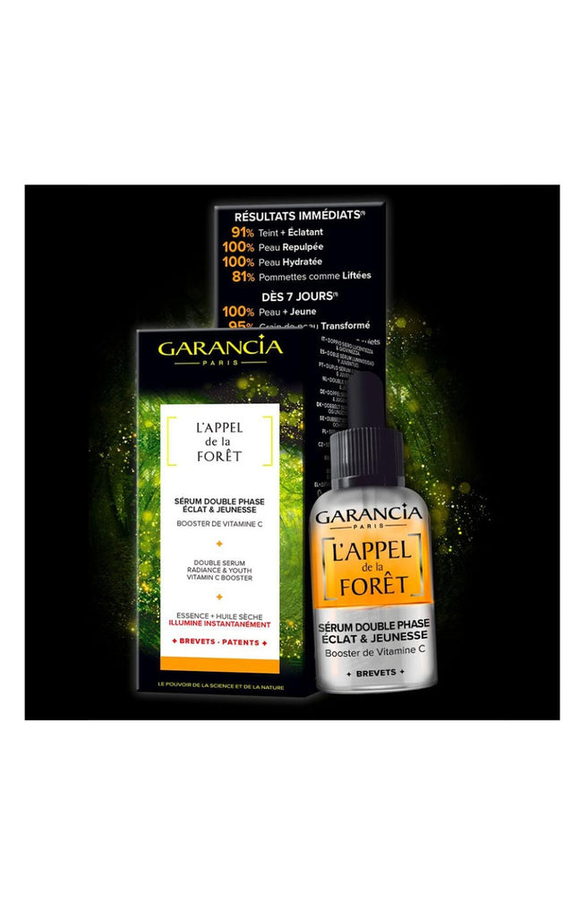 Sérum double phase éclat & jeunesse - Vitamine C - L'Appel à la Forêt - Peaux matures - 30 ml