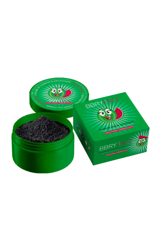 Poudre de charbon blanchissante 100% naturelle - Pastèque - 30 g