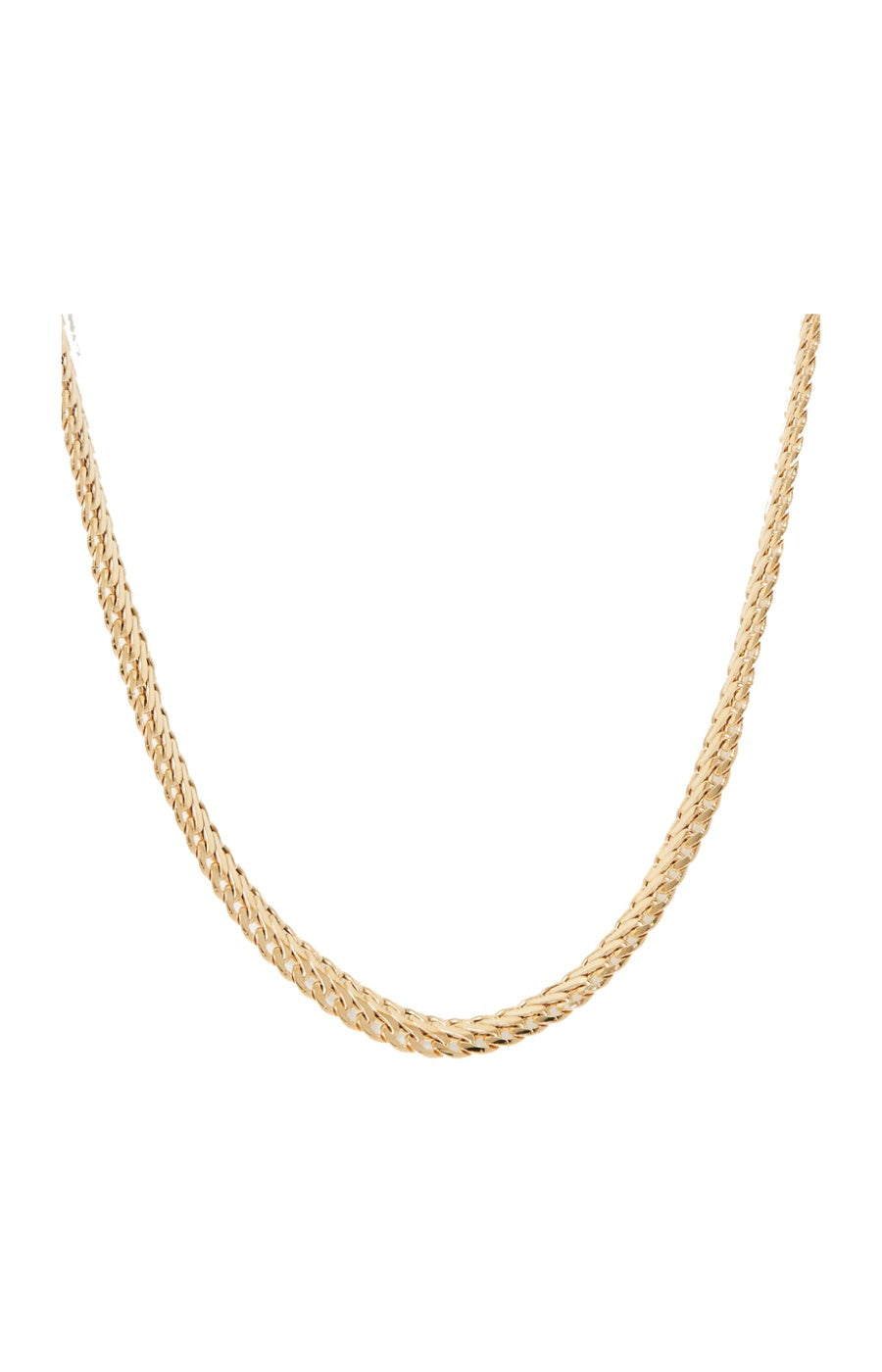 Collier Nathalia maille ovale - Or jaune 375/1000