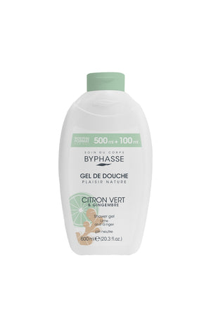 Gel douche - Citron vert & gingembre - Plaisir Nature - 2 x 600 ml