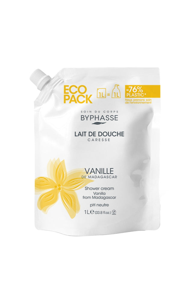 Recharge gel douche - Vanille de Madagascar - Caresse -1 L