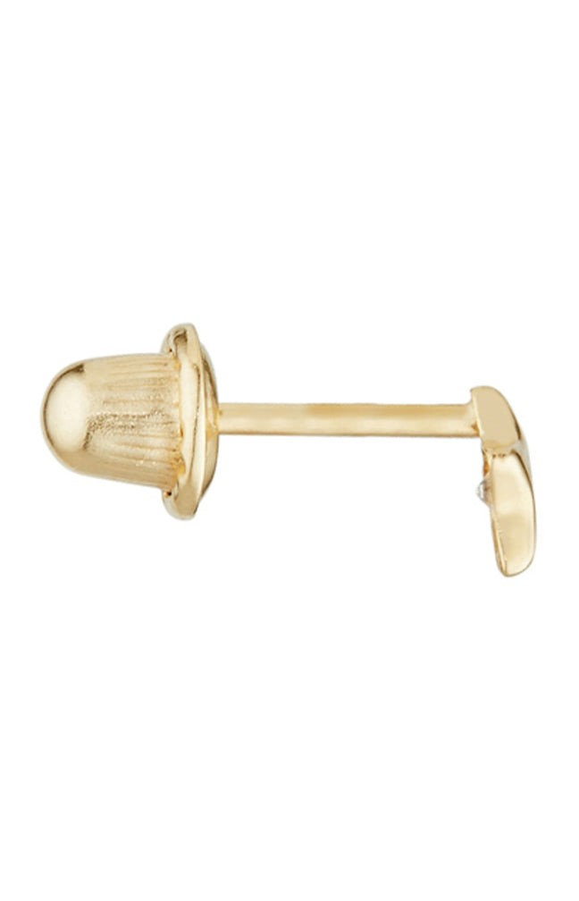 Boucles d'oreilles Etoile - Or jaune 375/1000 & zirconium - Enfant