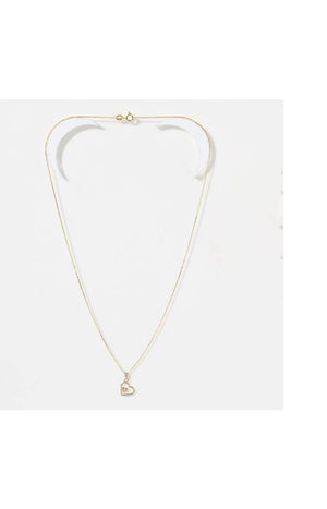 Pendentif - Cœur Coeur - Or jaune 375/1000